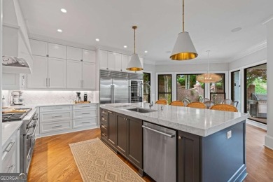 Tucked into a quiet cul-de-sac within one of Suwanee's most on Laurel Springs Golf Club in Georgia - for sale on GolfHomes.com, golf home, golf lot