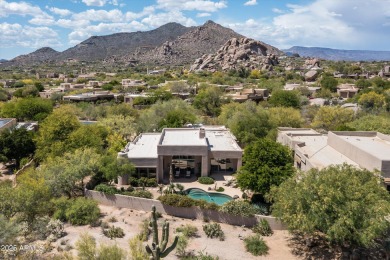 Just beyond privacy of the guard gated entry at The Boulders on The Boulders Resort Golf Club in Arizona - for sale on GolfHomes.com, golf home, golf lot