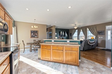Discover this beautiful single-level home perfectly situated on on Pryor Creek Golf Club in Montana - for sale on GolfHomes.com, golf home, golf lot