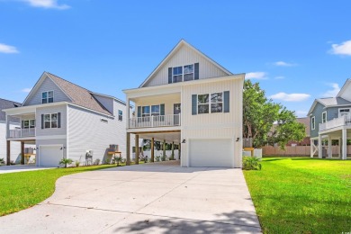 Charming New Construction Beach House with Pool and Ample on Beachwood Golf Club in South Carolina - for sale on GolfHomes.com, golf home, golf lot