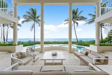 This stunning 10,000 sq ft oceanfront estate embodies luxury on Sailfish Point Golf Club, Inc. in Florida - for sale on GolfHomes.com, golf home, golf lot