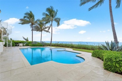 This stunning 10,000 sq ft oceanfront estate embodies luxury on Sailfish Point Golf Club, Inc. in Florida - for sale on GolfHomes.com, golf home, golf lot