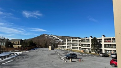 Enjoy ski slope views from this updated, turnkey two bedroom on Beech Mountain Club in North Carolina - for sale on GolfHomes.com, golf home, golf lot