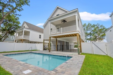 Charming New Construction Beach House with Pool and Ample on Beachwood Golf Club in South Carolina - for sale on GolfHomes.com, golf home, golf lot