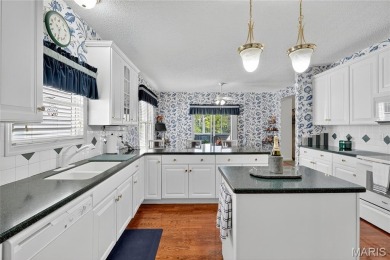Beautifully maintained 3 bedroom home on the 4th green! This on Hawkridge Golf Course in Missouri - for sale on GolfHomes.com, golf home, golf lot
