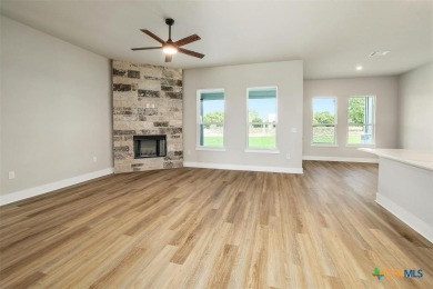 The Longhorn floorplan is spacious and open with patio and porch on Delaware Springs Golf Course in Texas - for sale on GolfHomes.com, golf home, golf lot