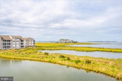 Direct bay views abound from this beautiful 2-story condo in on Bethany Bay Golf Club in Delaware - for sale on GolfHomes.com, golf home, golf lot