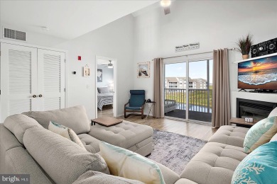 Direct bay views abound from this beautiful 2-story condo in on Bethany Bay Golf Club in Delaware - for sale on GolfHomes.com, golf home, golf lot
