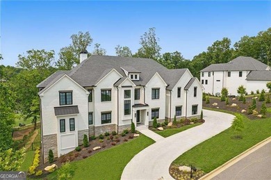 Welcome to a statement home in the prestigious Echelon community on Echelon Golf Club in Georgia - for sale on GolfHomes.com, golf home, golf lot