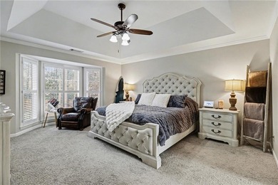 Stunning traditional brick-front home with exceptional curb on Heritage Golf Links in Georgia - for sale on GolfHomes.com, golf home, golf lot