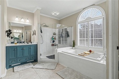 Stunning traditional brick-front home with exceptional curb on Heritage Golf Links in Georgia - for sale on GolfHomes.com, golf home, golf lot