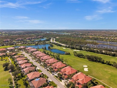 Sweeping golf course views and spectacular sunsets await at on Pelican Preserve Golf Club in Florida - for sale on GolfHomes.com, golf home, golf lot