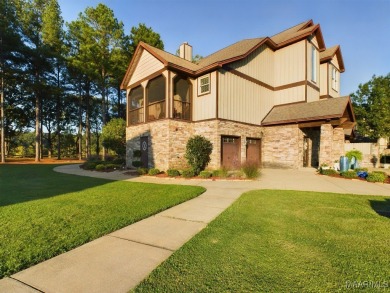 Discover this beautiful waterfront end-unit home in Wetumpka's on Quail Walk Country Club in Alabama - for sale on GolfHomes.com, golf home, golf lot