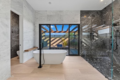 Newly completed, this 4 bedroom, 4.5 bath residence in Desert on Desert Mountain Golf Club - Renegade Course in Arizona - for sale on GolfHomes.com, golf home, golf lot