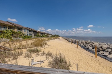 This oceanfront townhome-style beach cottage at The Cottages at on Jekyll Island Golf Club in Georgia - for sale on GolfHomes.com, golf home, golf lot