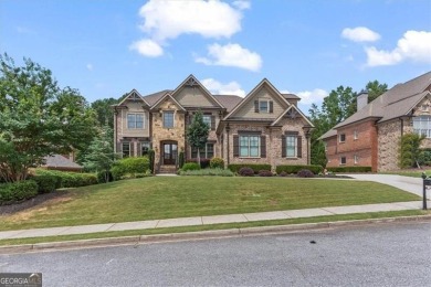 This magnificent home seamlessly blends modern design with on Hamilton Mill Golf Club in Georgia - for sale on GolfHomes.com, golf home, golf lot