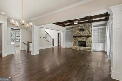 This magnificent home seamlessly blends modern design with on Hamilton Mill Golf Club in Georgia - for sale on GolfHomes.com, golf home, golf lot