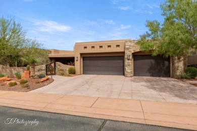 Don't miss seeing this amazing custom home built with attention on Entrada at Snow Canyon in Utah - for sale on GolfHomes.com, golf home, golf lot