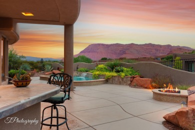 Don't miss seeing this amazing custom home built with attention on Entrada at Snow Canyon in Utah - for sale on GolfHomes.com, golf home, golf lot