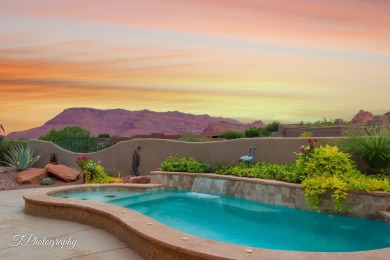 Don't miss seeing this amazing custom home built with attention on Entrada at Snow Canyon in Utah - for sale on GolfHomes.com, golf home, golf lot