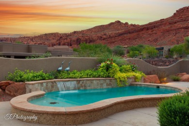 Don't miss seeing this amazing custom home built with attention on Entrada at Snow Canyon in Utah - for sale on GolfHomes.com, golf home, golf lot