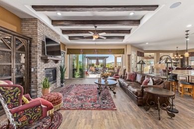 Stunning, barely lived-in home designed for seamless on Estrella Mountain Ranch Golf Course in Arizona - for sale on GolfHomes.com, golf home, golf lot