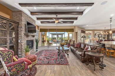 Stunning, barely lived-in home designed for seamless on Estrella Mountain Ranch Golf Course in Arizona - for sale on GolfHomes.com, golf home, golf lot