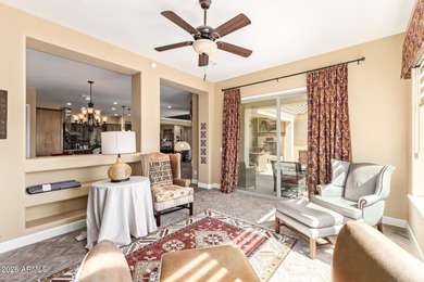 Stunning, barely lived-in home designed for seamless on Estrella Mountain Ranch Golf Course in Arizona - for sale on GolfHomes.com, golf home, golf lot