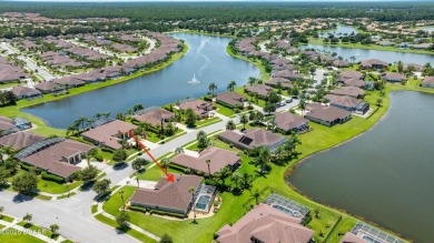 LAKE VIEWS o SCREENED POOL o BRAND NEW ROOF  AC o LOCATED IN on Venetian Bay Golf Course in Florida - for sale on GolfHomes.com, golf home, golf lot