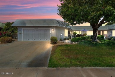 This lovely two bedroom two bath patio home located in the heart on Sun City Riverview Golf Course in Arizona - for sale on GolfHomes.com, golf home, golf lot