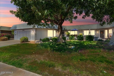 This lovely two bedroom two bath patio home located in the heart on Sun City Riverview Golf Course in Arizona - for sale on GolfHomes.com, golf home, golf lot