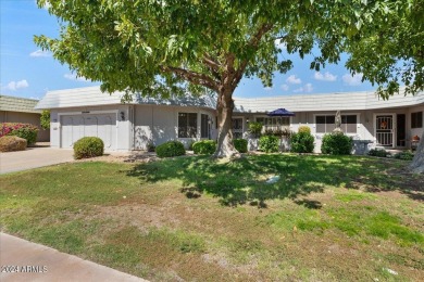 This lovely two bedroom two bath patio home located in the heart on Sun City Riverview Golf Course in Arizona - for sale on GolfHomes.com, golf home, golf lot