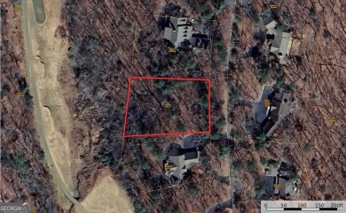 This gently sloping ~3/4-acre homesite is perfectly positioned on Big Canoe Golf Club - Cherokee in Georgia - for sale on GolfHomes.com, golf home, golf lot