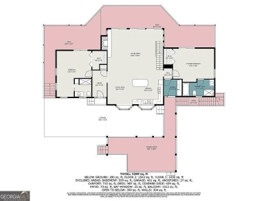 This home is at an elevation of 3200 ft sitting above clouds! on Sky Valley Resort and Country Club in Georgia - for sale on GolfHomes.com, golf home, golf lot