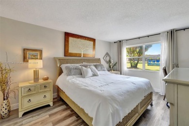 Stunning 1-bedroom, 1.5-bathroom ground-floor unit with a on Sunrise Lakes Phase III in Florida - for sale on GolfHomes.com, golf home, golf lot