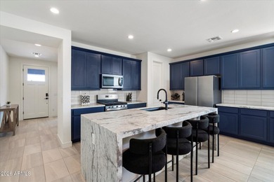 Welcome to this stunning 3-bedroom plus office Bluemont floor on Sterling Grove Golf & Country Club in Arizona - for sale on GolfHomes.com, golf home, golf lot