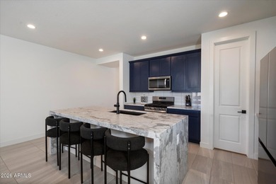 Welcome to this stunning 3-bedroom plus office Bluemont floor on Sterling Grove Golf & Country Club in Arizona - for sale on GolfHomes.com, golf home, golf lot