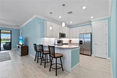This IMMACULATE KENDRICK VILLA offers peaceful WATER VIEWS from on Panther Run Golf Club in Florida - for sale on GolfHomes.com, golf home, golf lot