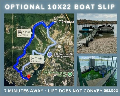 Supreme privacy, low maintenance & incredible lake, mountain on Kimberling City Golf Club in Missouri - for sale on GolfHomes.com, golf home, golf lot
