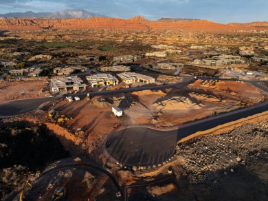 Luxury meets modern desert living in this custom Entrada on Entrada at Snow Canyon in Utah - for sale on GolfHomes.com, golf home, golf lot