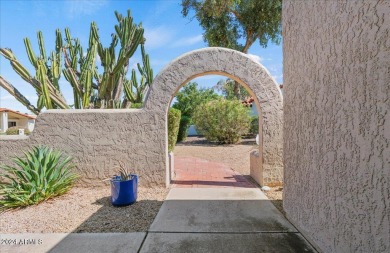 Charming and bright 5-bedroom, 3-bathroom home nestled in a on Gainey Ranch Golf Club in Arizona - for sale on GolfHomes.com, golf home, golf lot