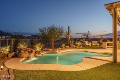 This stunning home is located on a premium corner golf course on Copper Canyon Golf Club in Arizona - for sale on GolfHomes.com, golf home, golf lot