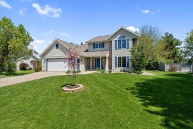 Step into your beautiful two-story Colonial in Waunakee's on Meadows of Six Mile Creek in Wisconsin - for sale on GolfHomes.com, golf home, golf lot