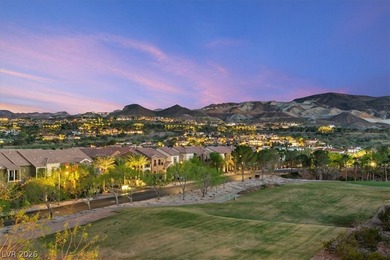 Enjoy sweeping mountain and golf course views that capture the on Reflection Bay Golf Club in Nevada - for sale on GolfHomes.com, golf home, golf lot