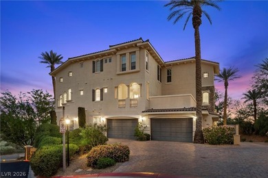 Enjoy sweeping mountain and golf course views that capture the on Reflection Bay Golf Club in Nevada - for sale on GolfHomes.com, golf home, golf lot