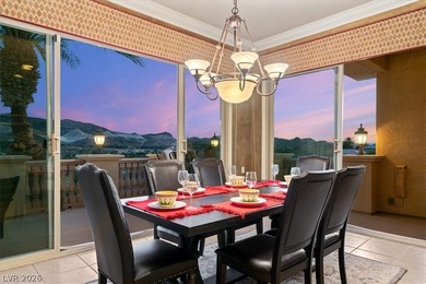 Enjoy sweeping mountain and golf course views that capture the on Reflection Bay Golf Club in Nevada - for sale on GolfHomes.com, golf home, golf lot