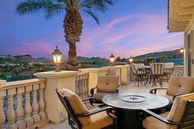 Enjoy sweeping mountain and golf course views that capture the on Reflection Bay Golf Club in Nevada - for sale on GolfHomes.com, golf home, golf lot