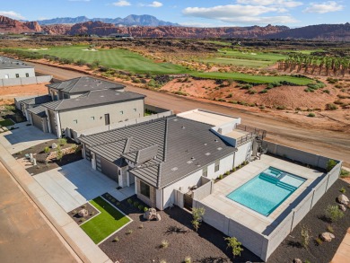 AMAZING VIEWS OF BLACK DESERT GOLF COURSE, PINE VALLEY MOUNTAIN on Entrada at Snow Canyon in Utah - for sale on GolfHomes.com, golf home, golf lot