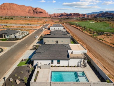 AMAZING VIEWS OF BLACK DESERT GOLF COURSE, PINE VALLEY MOUNTAIN on Entrada at Snow Canyon in Utah - for sale on GolfHomes.com, golf home, golf lot