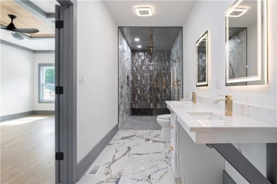 Welcome to this stunning new construction modern farmhouse on East Lake Golf Club in Georgia - for sale on GolfHomes.com, golf home, golf lot
